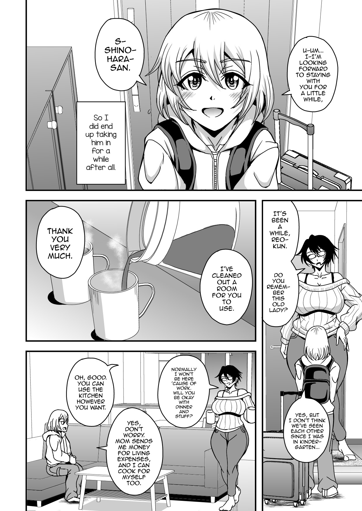 Hentai Manga Comic-A Story About a Bachelor Woman Around 40 Who is Addicted to a Relationship with a Younger Boy Who is Also a Friend's Son-Read-3